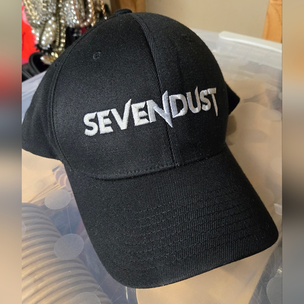 Sevendust Flex Fit Hat from the Kill The Flaw Tour 2015. S-M Fits Like L